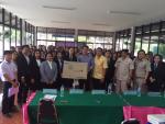 ร่วมกันต้อนรับคณะดูงานจากสถาบันส่งเสริมบุคลากรท้องถิ่น หลักส
